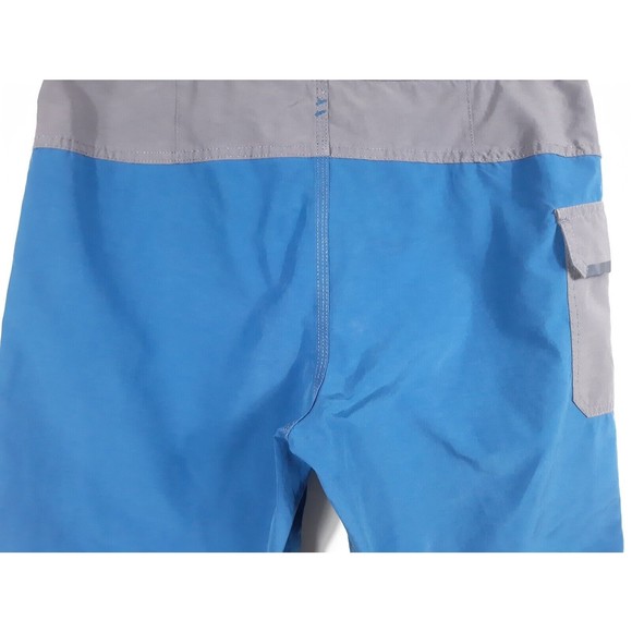 Tavik Modern Beach Culture Blue & Gray Board Shorts Swim Trunks Mens Size 32 - Picture 8 of 14
